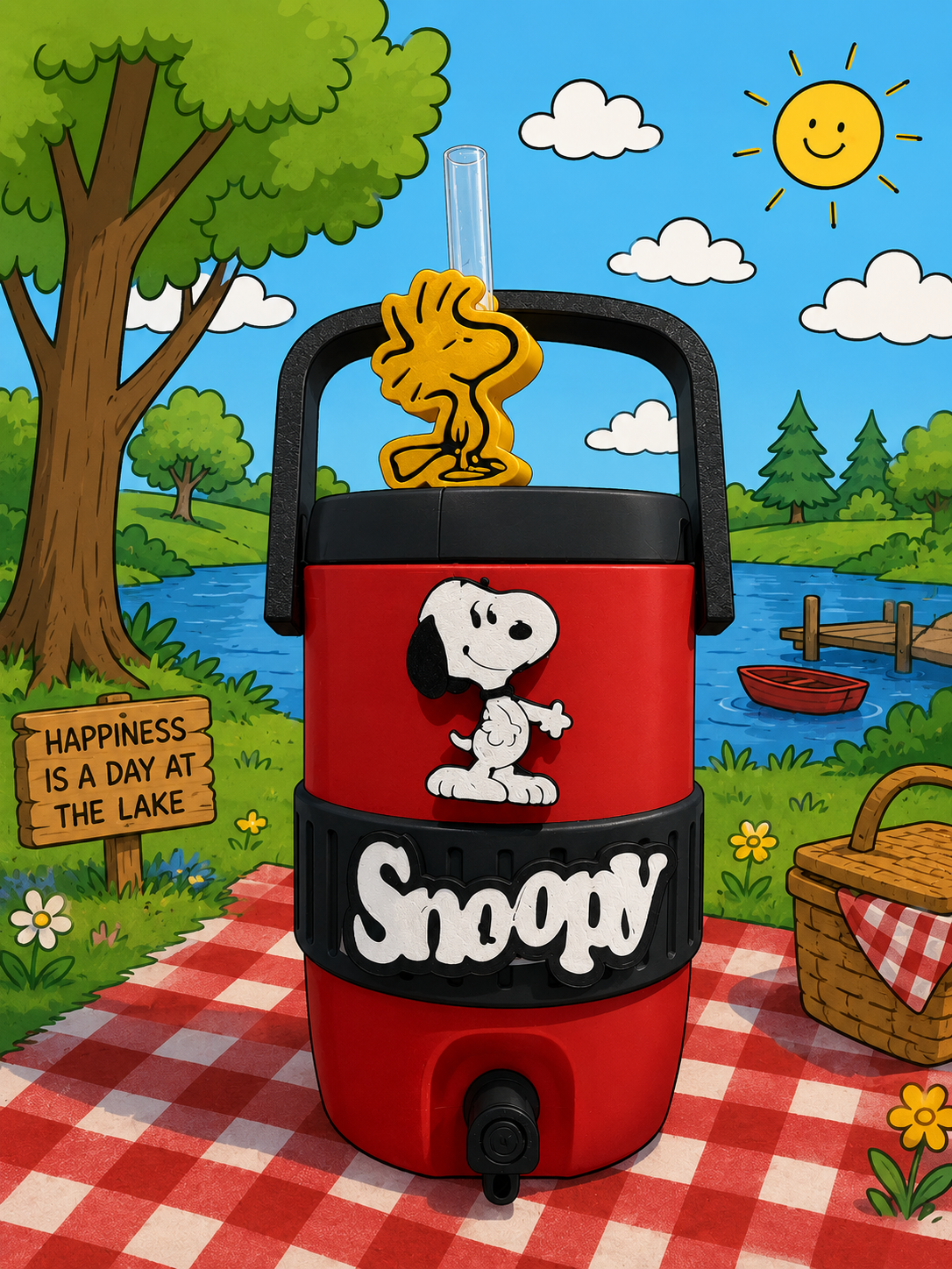 Snoopy Can Holder