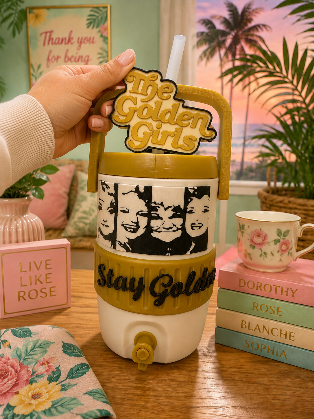 Golden Girls Can Holder