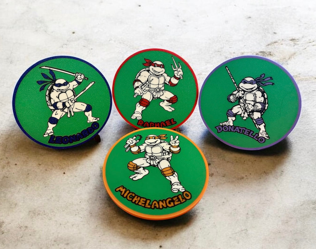 ninja Turtles Coaster Set