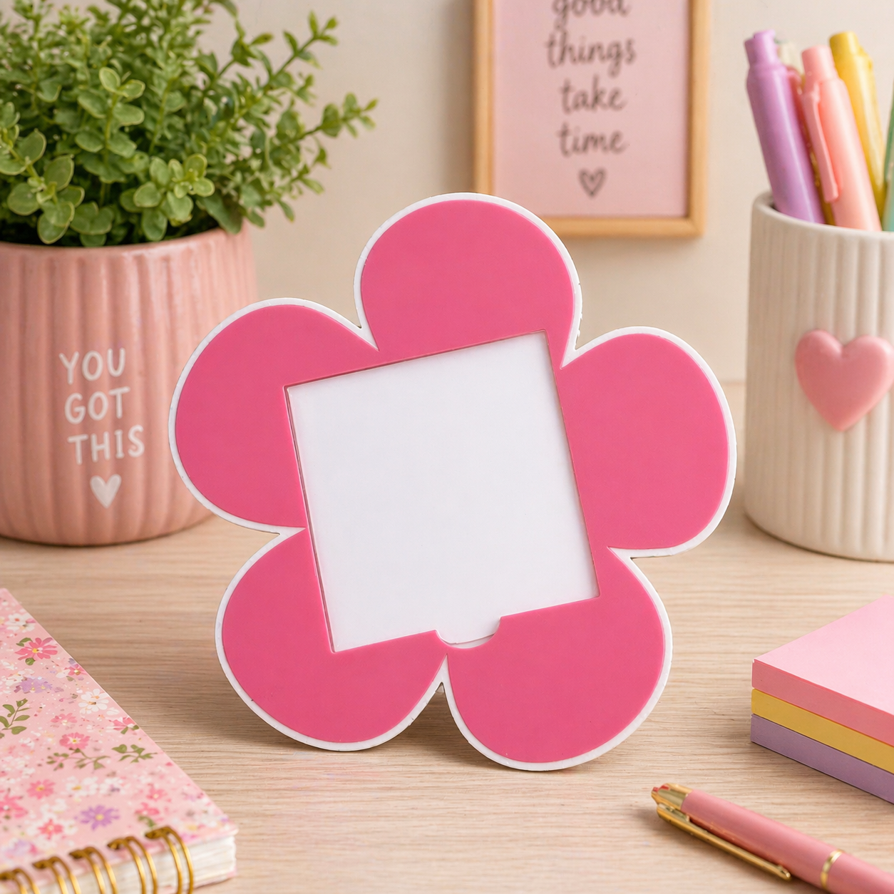 Flower Sticky Note Holder