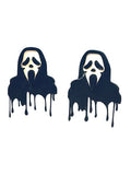 Ghost Face Straw Toppers