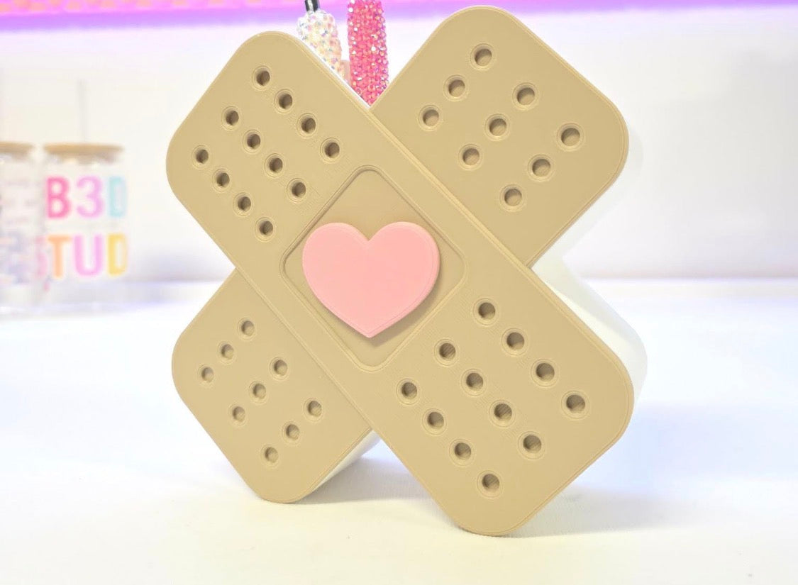 Bandaid Pen Holder