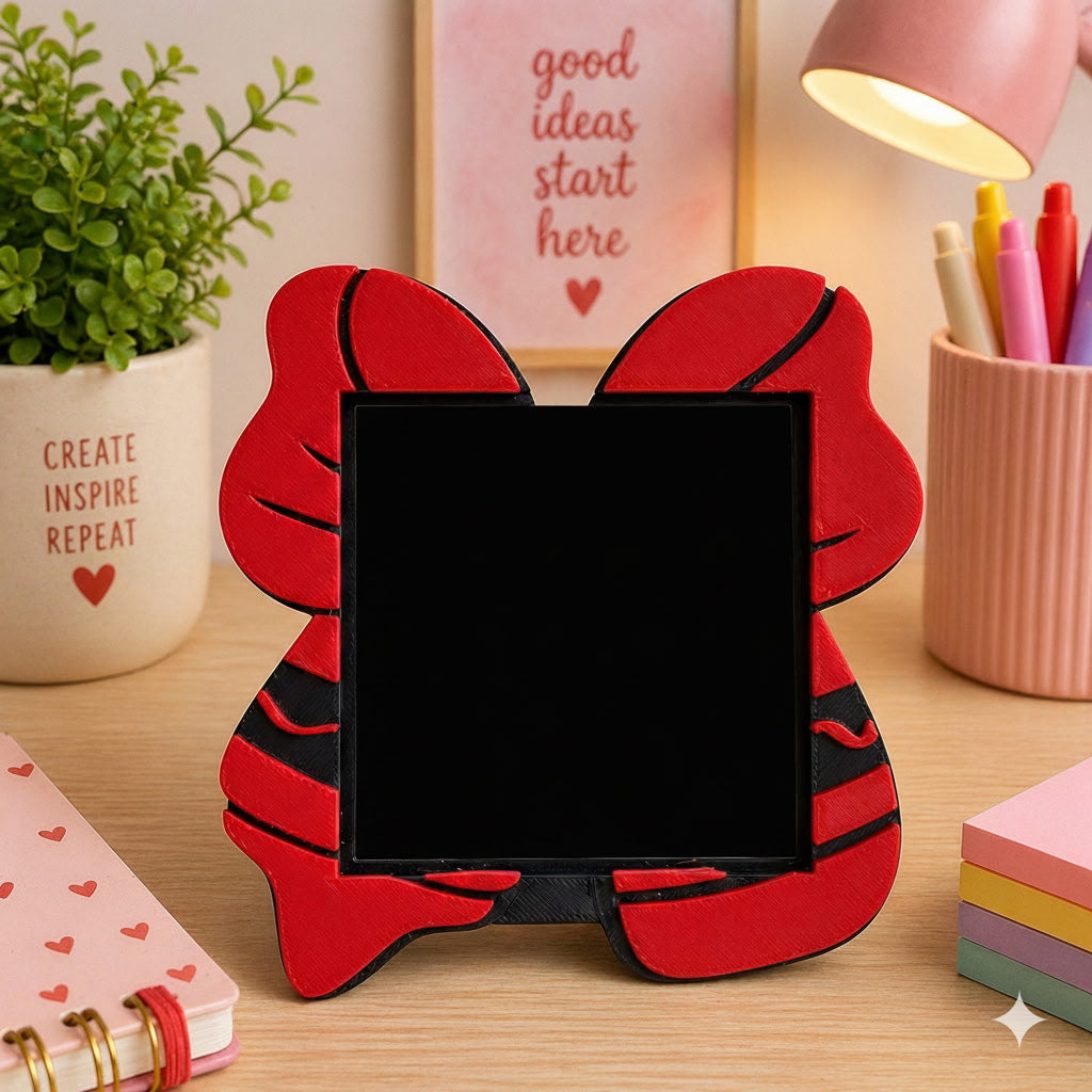 Crayon Bow Sticky Note Holder