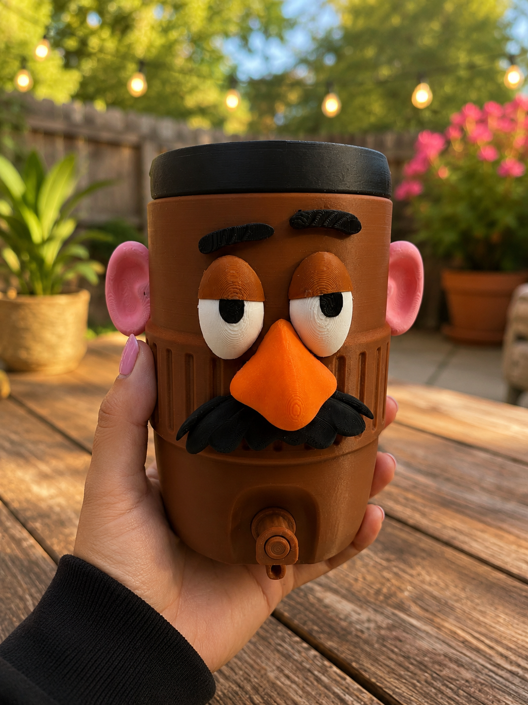 Mr PotatoHead Can Holder