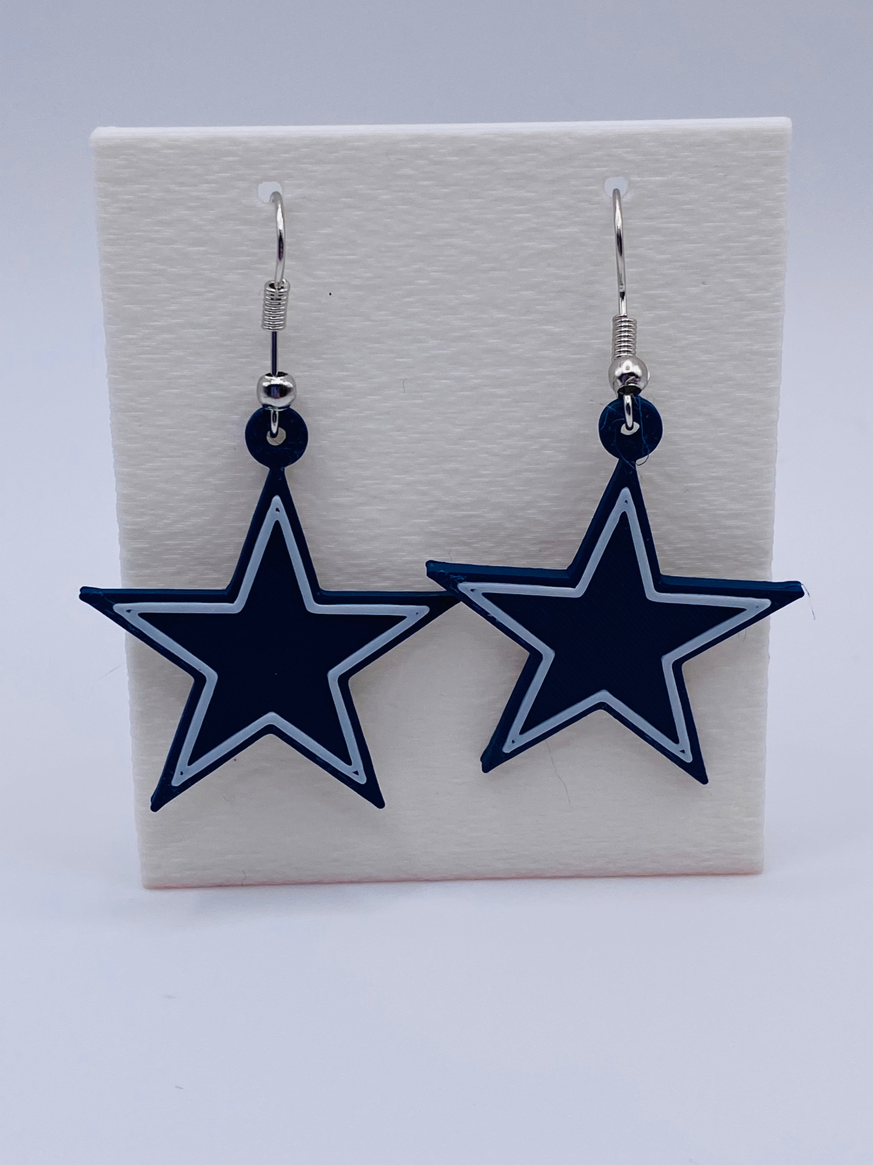 Dallas Cowboy Star Earrings