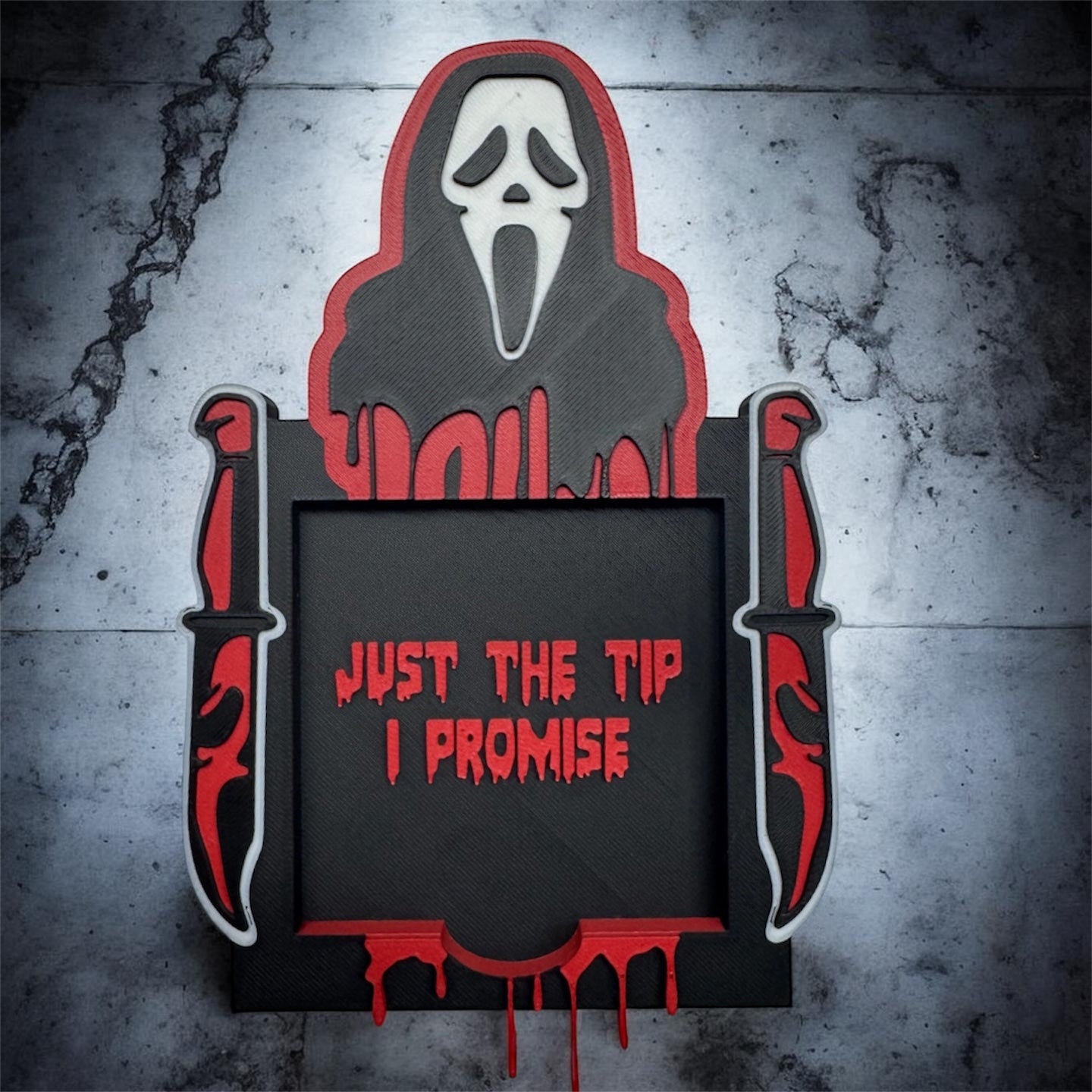 Ghostface Sticky Note Holder