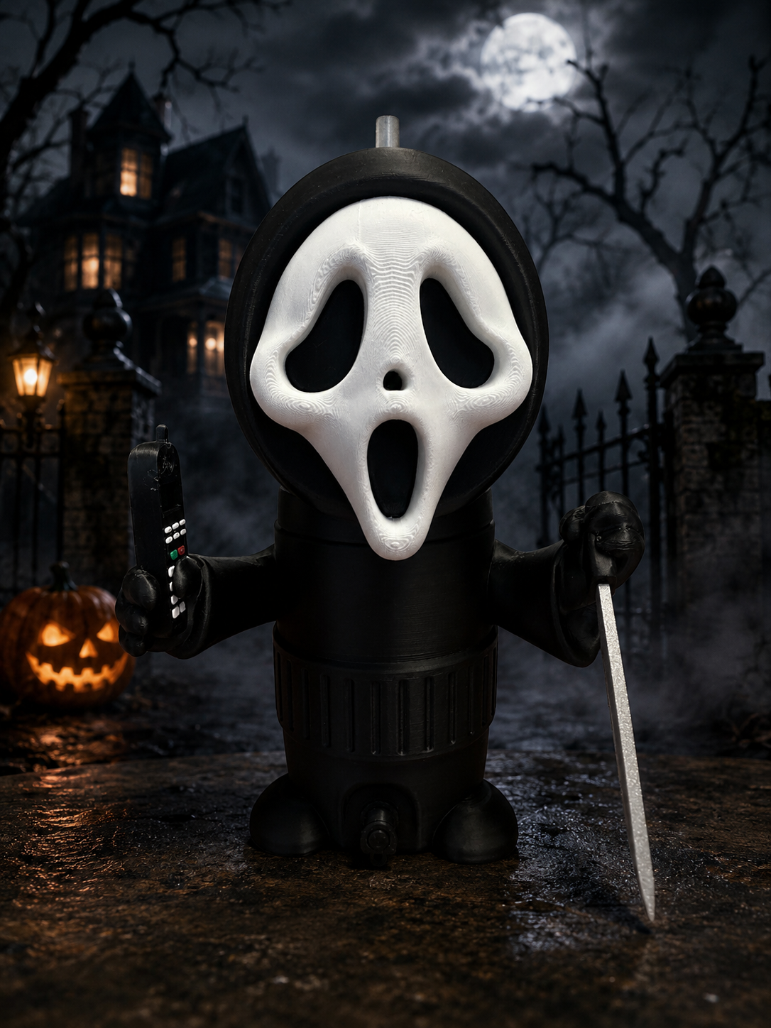 Ghostface 12oz Can Holder