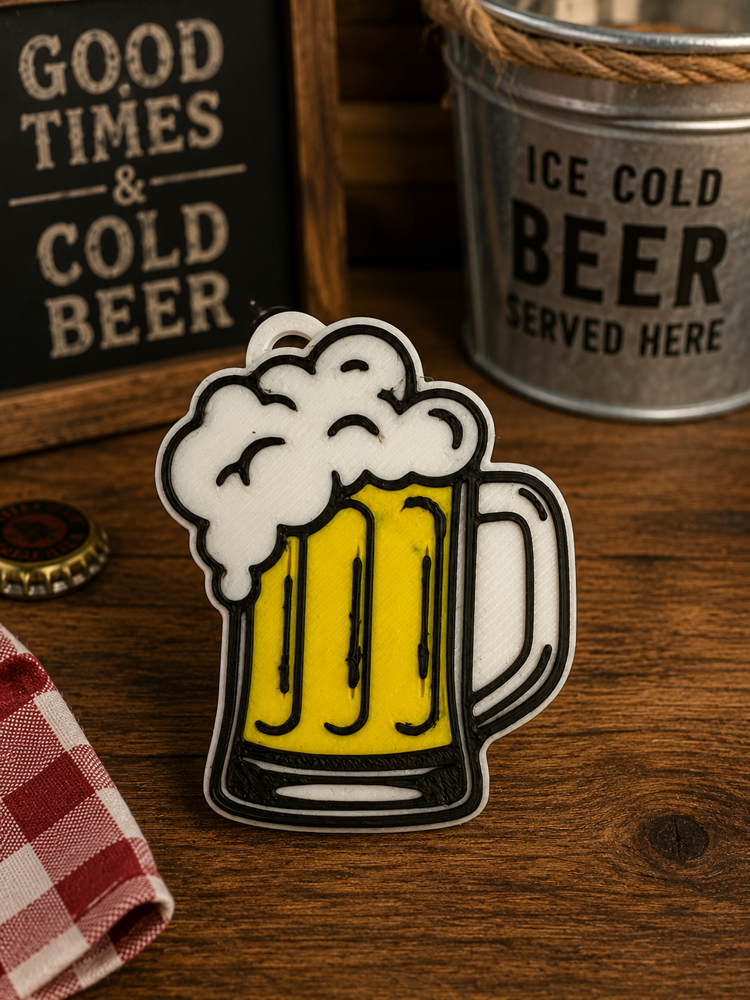 Beer Mug Can Tab Opener