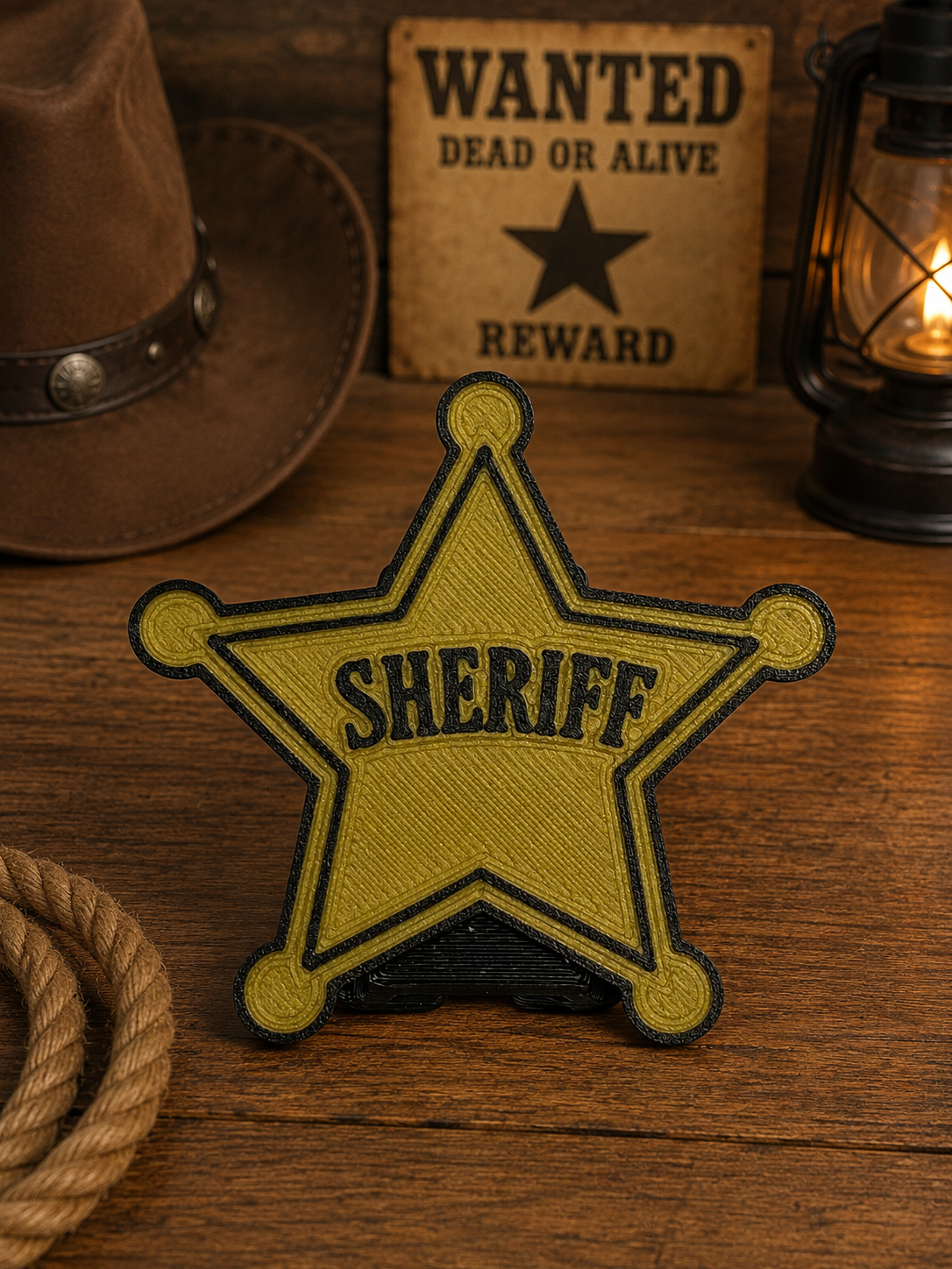 Sheriff Badge Can Tab Opener