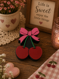 Cherries Straw Topper