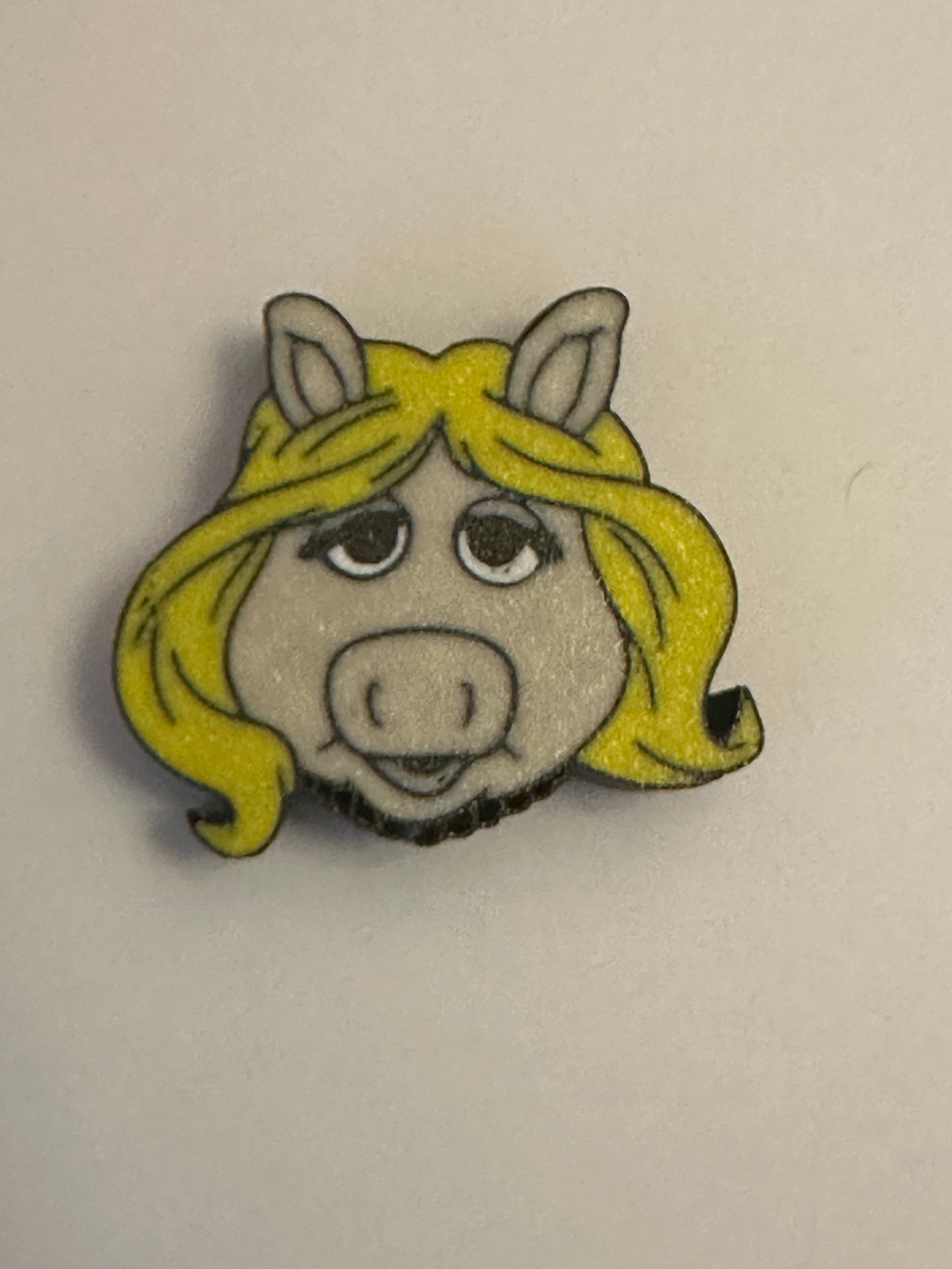 Miss Piggy Straw Topper