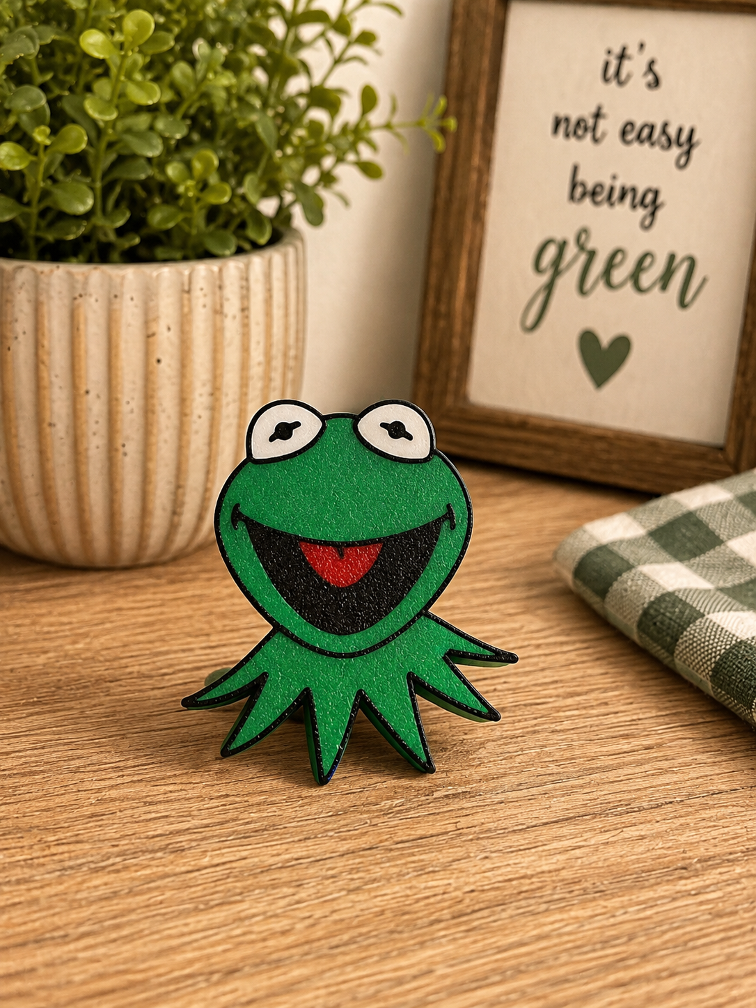 Kermit Straw Topper