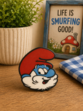 Poppa Smurf Straw Topper