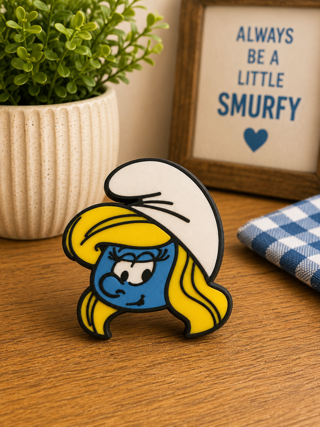 Smurfette Straw Topper