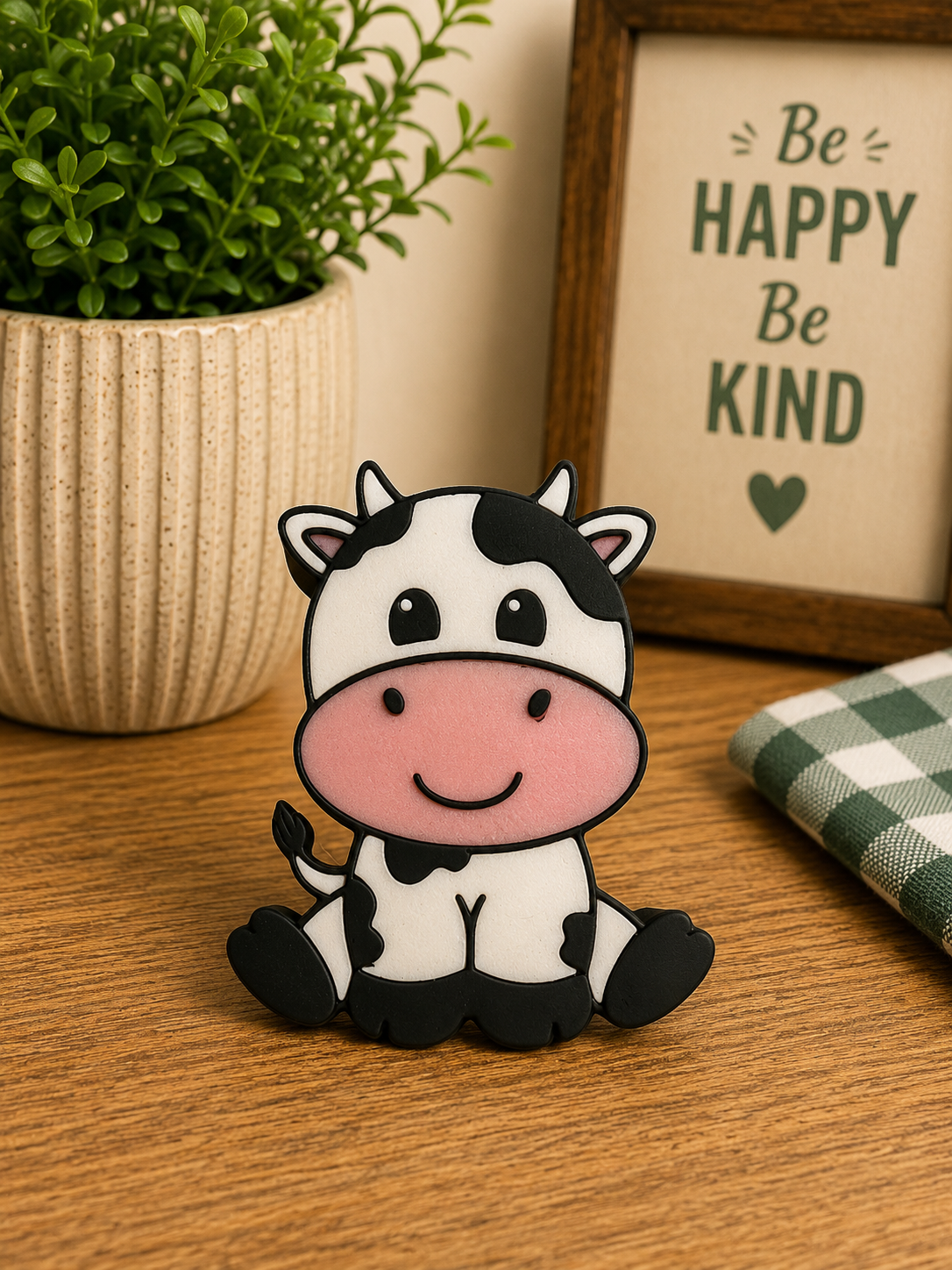 Cow Straw Topper