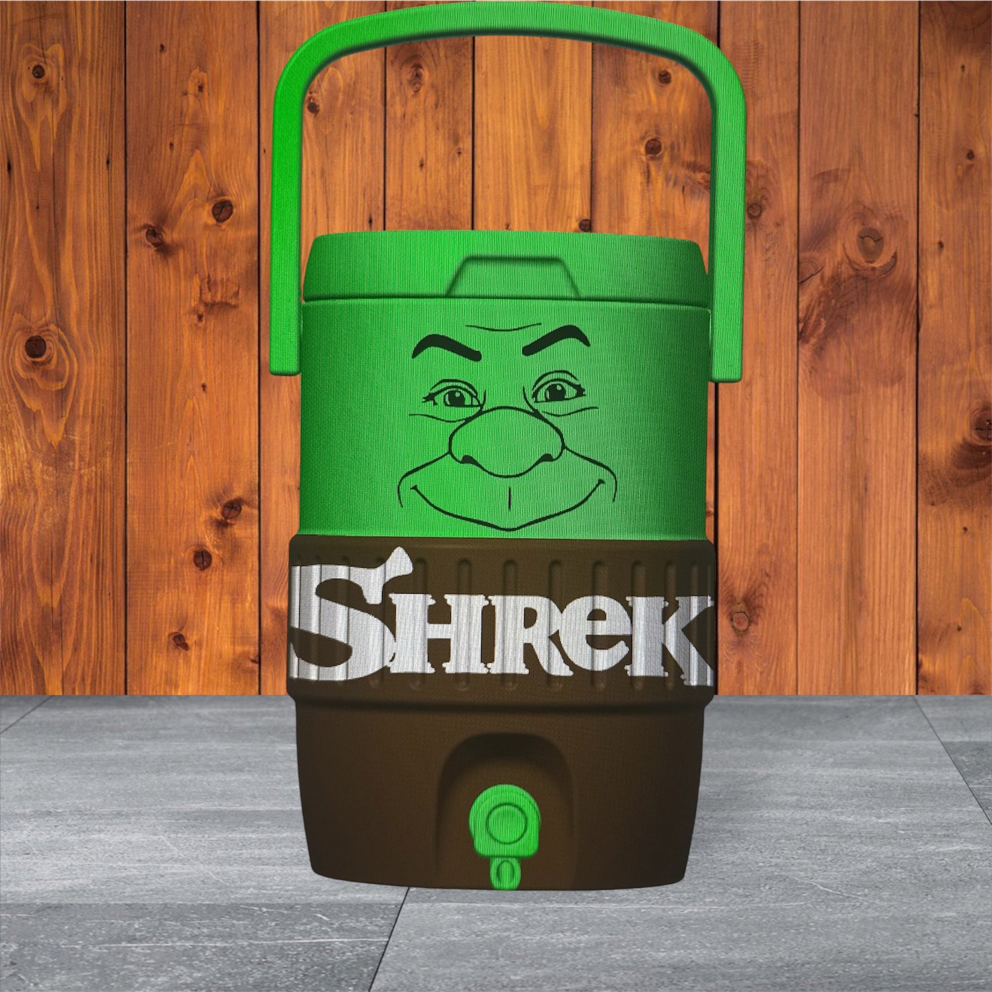Shrek Can Holder